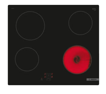 Bosch Serie 2 60cm Ceramic Surface Mount Hob - Black | PKE61RAA8B