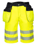 PW3 Hi-Vis Holster Pocket Shorts - Yellow/Black