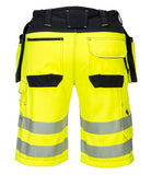 PW3 Hi-Vis Holster Pocket Shorts - Yellow/Black