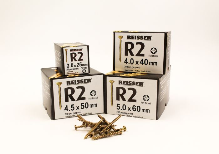 Reisser R2 Boxed Screws 6mm x 120mm | 9221S220601202