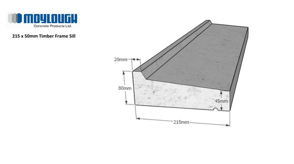 215mm Sills(50mm Face) re Timber Frame Housing | Sill215/50
