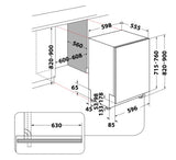 Whirlpool 14 Place Fully Integrated Dishwasher | W8IHP42L