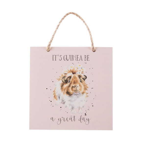 Wrendale Guinea Be A Great Day Wooden Plaque | WDP010