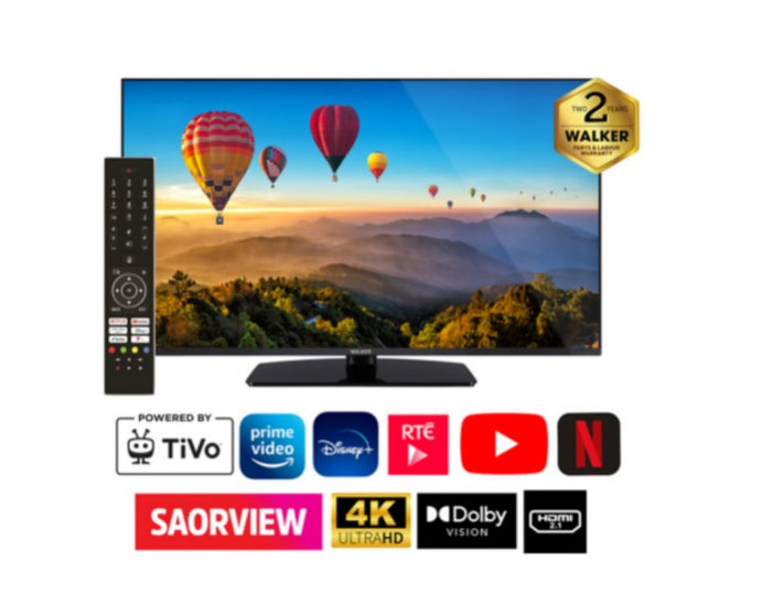 Walker 43" 4K HDR Smart Tv | WP4K43241BRD