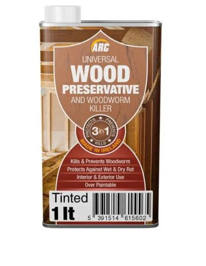 ARC Wood Preservative & Woodworm Killer 1lt - Green/Blue | AWPW005