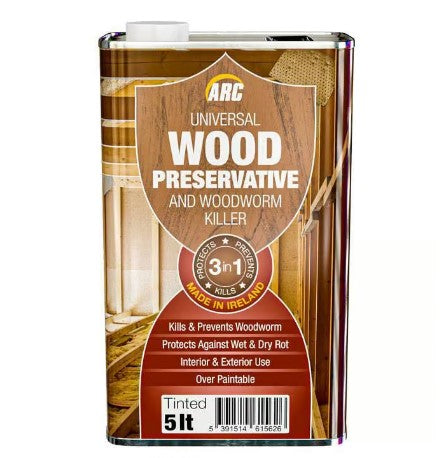 ARC Wood Preservative & Woodworm Killer 5lt - Green/Blue | AWPW007