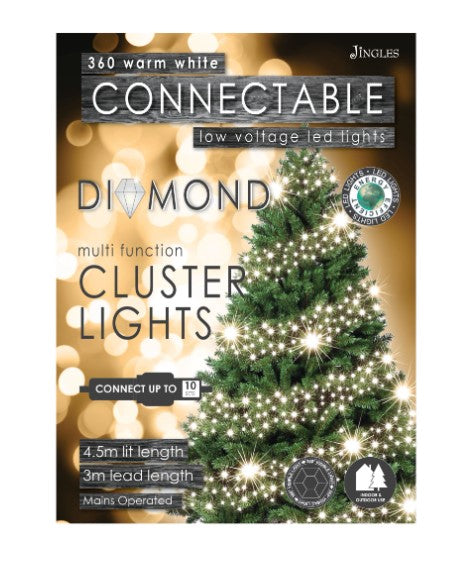 Jingles 360 Diamond Connectable Cluster Lights