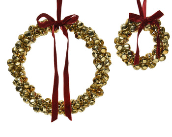 Indoor Iron Wreath with Bells| 520281