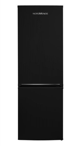 Tall black store fridge freezer