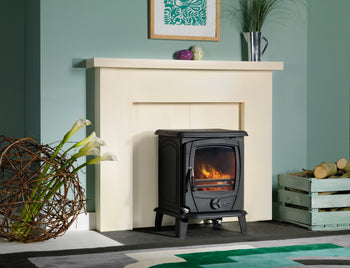 Waterford Stanley Aoife Eco Non-Boiler Solid Fuel Stove-Matt Black│SAMBNB