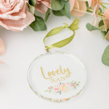 Peaches & Cream Mum Plaque│SP3064M