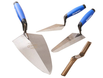 Faithfull 4 Piece Professional Brick Trowel Set│XMS21TROWEL4