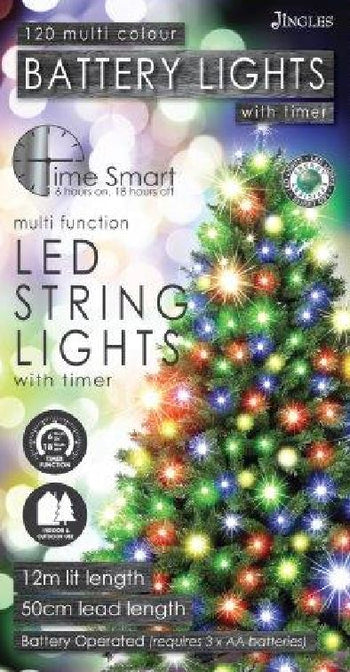 Jingles Time Smart 120 Multicolour LED Multifunction Battery Lights│YLM-175